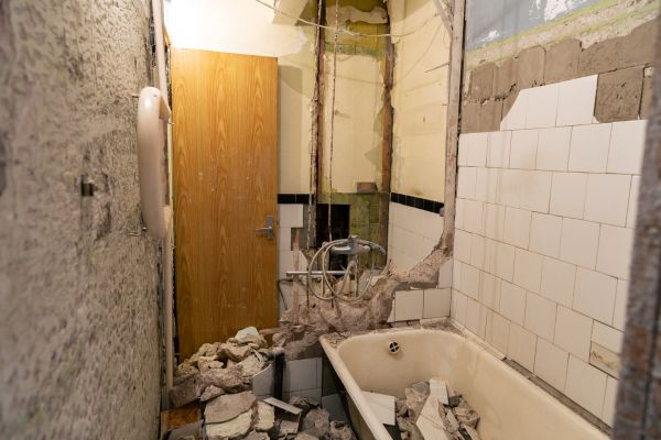 Shower Tile Demolition in Napa
