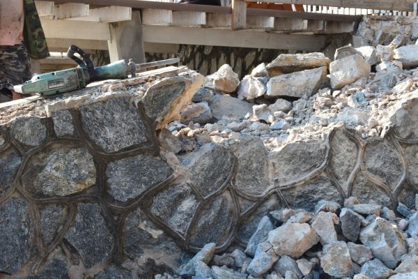 Retaining Wall Demolition in Napa