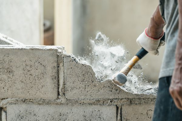 Block Wall Demolition in Napa